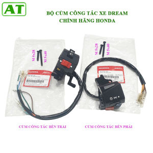 Bộ cùm công tắc xe Dream chính hãng Honda (Tặng kèm ốc bắt)