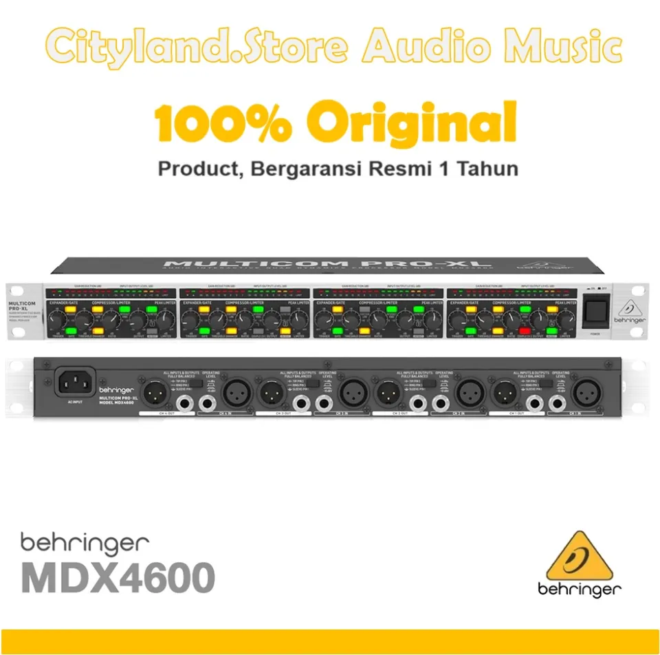 Behringer MDX4600 V2 - 4 Channel Expander Gate Compressor