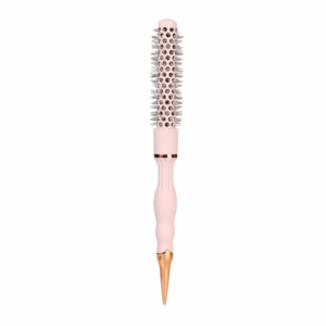 MING1996 Heat-Conducting Curly Hair Roller Comb Round Aluminum Tube Blow Dry Brush Fashionable Professional Hot Cylinder Comb Mid To Short Hair
