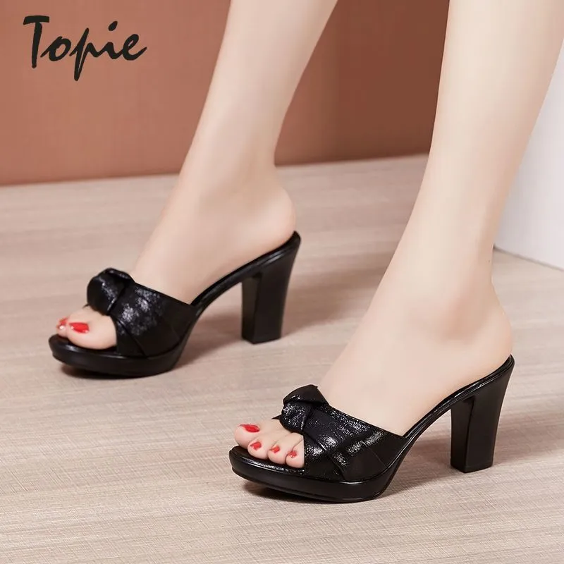 Topie kasut tumit tinggi wanita kasut perempuan murah dan cantik