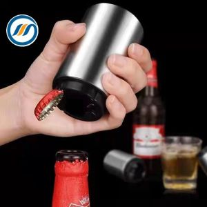 GM.Automatic Stainless Steel Push corkscrew Bottle Opener