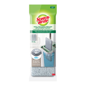 3M Scotch Brite Compact Hands-Free Flat Mop with Bucket Flat Mop Floor Mop Self-Wringing Mop Hands-Free Flat Floor Mop Cleaning mop Mop floor squeegee 360 Mop