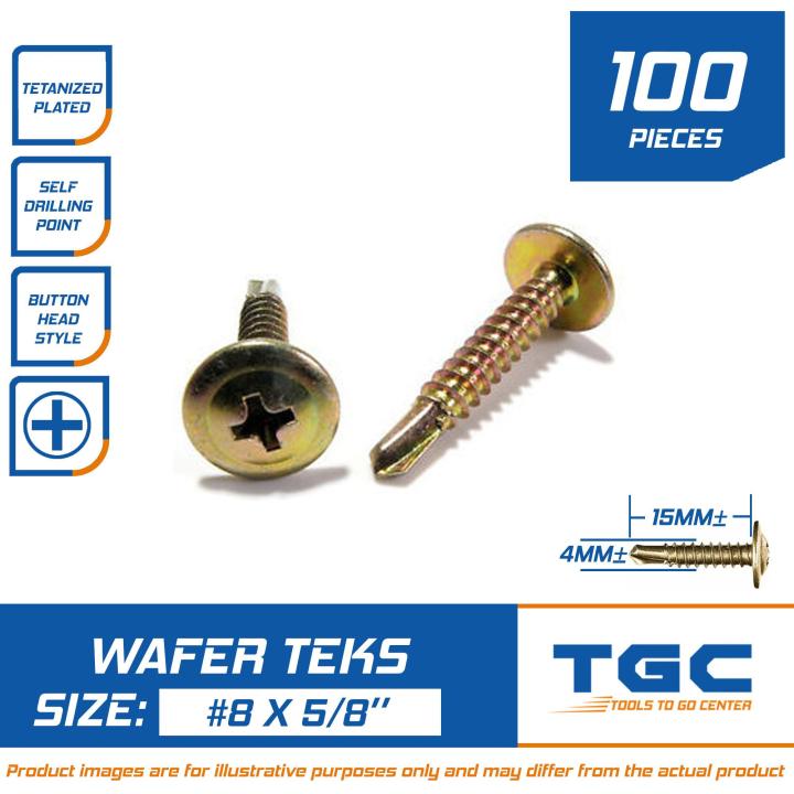 100PCS Button Head Self Drilling Screw ( 4mm x 25mm ) 8 x 1 also