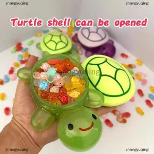 [COD] zhangyuqing Cute Cartoon Luminous Turtle Storage Box Home Decor Resin Crafts Glowing Small Turtle Toy Storage Case Ornaments Decoration