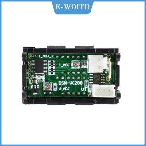 【E-WOITD】 ดีซี0-100โวลต์มิเตอร์ดิจิตอล10A แอมป์มิเตอร์จอแสดงผลแบบคู่แผงมิเตอร์มิเตอร์วัดแรงดันไฟฟ้าในปัจจุบันแอมป์โวลต์มาตรวัด0.28 สีแดงสีฟ้า LED