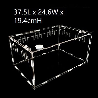 Acrylic Breeding Box For Reptile Snake, Lizard, Scorpion | Lazada