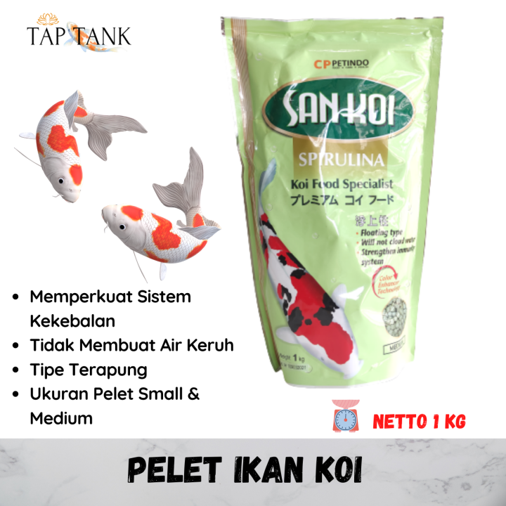 SAN-KOI SPIRULINA Makanan Pelet Ikan Koi Lazada Indonesia