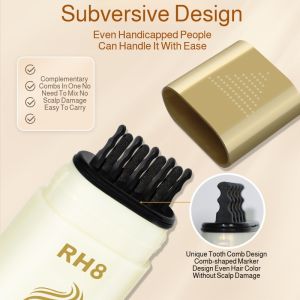 RH8 Color Cover Hair Pen for All Seasons  Suitable for Everyone  Women  Adults  Strong Coverage  Natural Color  Easy to Carry