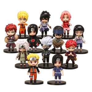 FCBANDAI Hot 12 Cái/bộ Anime Danh Sách Tập Phim Naruto Shippuden Hinata Sasuke Itachi Kakashi Gaara Anime Hình Q Phiên Bản PVC Nhân Vật Đồ Chơi Búp Bê Kid quà Tặng