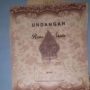 COD Undangan pernikahan Paket lengkap (50 pcs) harga murah