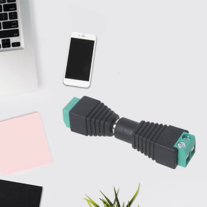 for DC Connector Plug 12V Barrel Power Jack Adapter Connector 5.5x2.1mm Male+Female for CCTV Camera Led Terminal Connect