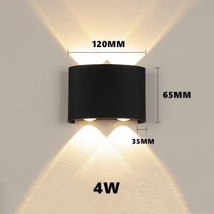 GOGEOUS wall lights indoor design wall lamps outdoor waterproof Up Down Corridor wall light led wall lamp for bedroom Stairs Bedroom Bedside Bathroom Lighting Outdoor Socket Courtyard Garden