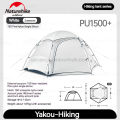 Naturehike JIM'S GEAR Series Hiking Tent Portable Ultralight Backpacking Tent 3 Bar Cross Structure 4 Seasons Camping Outdoor Picnic Beach Travel Tent 1-2 Persons 15D Nylon Waterproof Heavy Duty Original Nature Hike. 