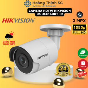 Camera HDTVI HIKVISION DS-2CE16D0T-IR 2Mpx 1080P chính hãng HIKVISION bảo hành 12 tháng
