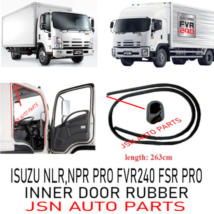 J02S04 INNER DOOR RUBBER ISUZU NLR PRO NPR PRO FVR240 FSR PRO FRR