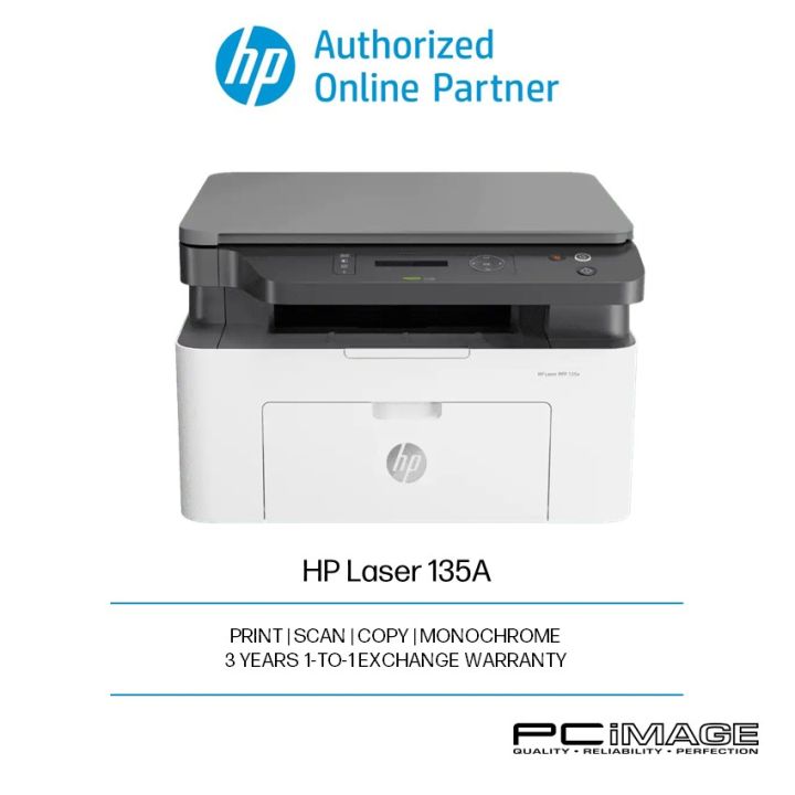 HP MFP 135a Mono Laser Printer (4ZB82A) | Lazada