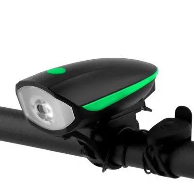 LAMPU LED 2IN1 UNTUK SEPEDA DENGAN KLAKSON 120 DESIBEL