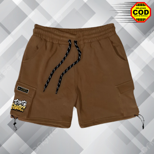 Cargo Celana Pendek Pria Wanita Aesthetic Bahan  Flecee Cargo Terlris Kekinian Trend Size M L XL XXL