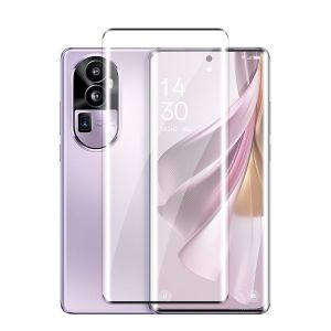 2in 1 bọc hoàn toàn miếng bảo vệ màn hình cho OPPO RENO 11 10 Pro cộng với 5g 2023 kính cường lực cong cho reno10 10pro 10proplus 10pro + reno10pro reno11 11pro phim ống kính máy ảnh