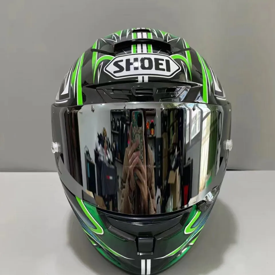 ショーエイ ヘルメットSHOEI X-Twelve X-12 YANAGAWA Yanagawa Shoei Green ショーエイ ヘルメットSHOEI X-Twelve X-12
