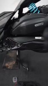 Click125i 150i v2 v3 Pulley Cover For Motorcycle With Light Box Transparent CVT Cover Window