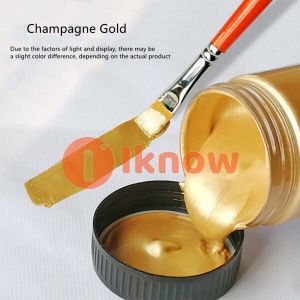 I know 1 bottles of 100ml/300ml Premium Metallic Acrylic Paint Craft with Metallic Effect –Gold silver Painting & Any Surface