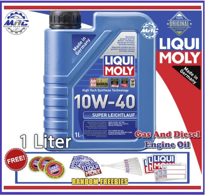 Liqui Moly Super Leichtlauf 10W-40 Synthetic Technology 1 Liter ...