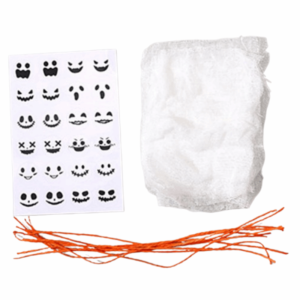 DFYER56 12Pcs DIY Halloween Lollipop Decoration with Sticker Creative Lollipop Packing Material Pack Gift No Lollipops Ghost Candy Decoration Halloween Party