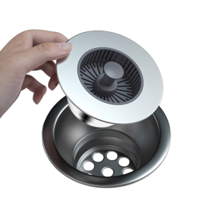 Sink filter drainer antiodor popup core leak