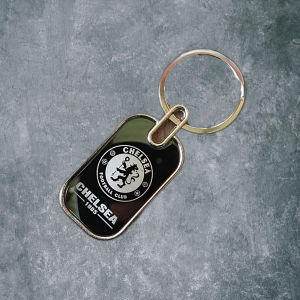 Aksesoris Keychain Club Sepakbola CHELSEA Bahan Logam Dan Alloy