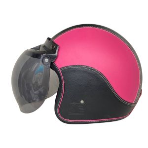 Helm Bogo Dewasa hitam putih biru toska fanta grey ungu cokelat cream Kaca bobo Indo Original