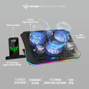 NYK Nemesis Coolingpad Gaming Artemis X8 | Kipas pendigin Laptop