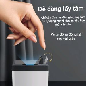 Hộp đựng tăm cảm biến tự động