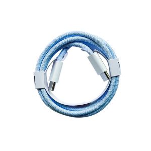 Dây Sạc - Cáp Sạc 22W ( TypeC To TypeC ) Bện Vãi Dài ( 1m & 2m ) Gíup Sạc Nhanh Cho Tất Cả Các Dòng Máy Chân Cắm TypeC