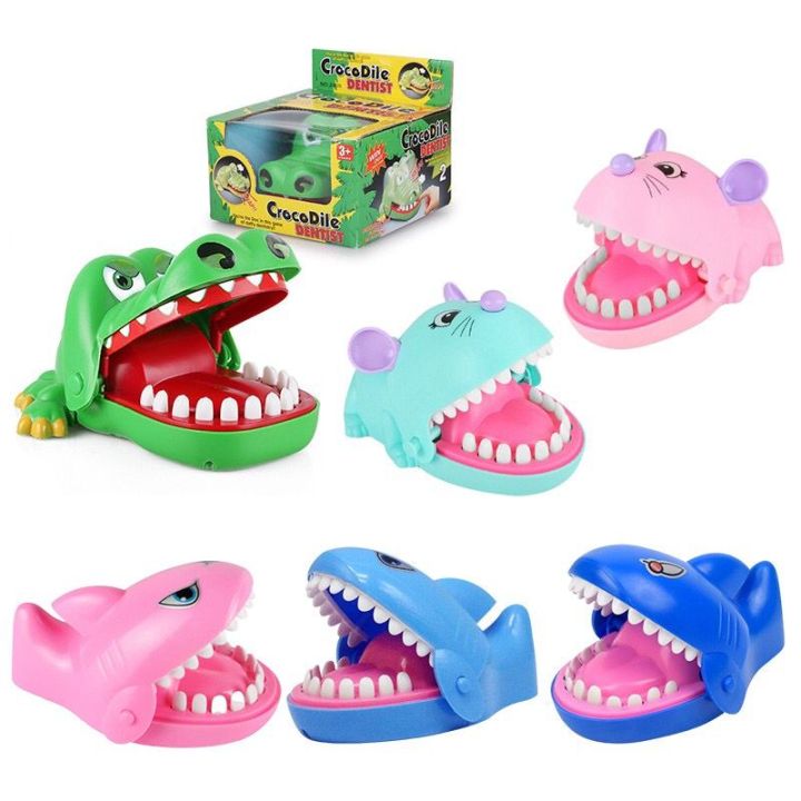 Big Size Baby Shark Game Dentist Finger Toy Bite Finger Game Permainan