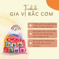 Gia vị rắc cơm Furikake Nhật Bản cho bé ăn dặm 6 vị gồm 30 gói nhỏ. 