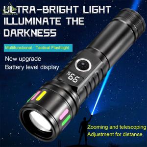 【Local Shipment】 ไฟฉาย LED 1000 ลูเมน ตัวถังอะลูมิเนียม แข็งแรง ชาร์จไฟได้ สำหรับตั้งแคมป์และการผจญภัยกลางแจ้ง