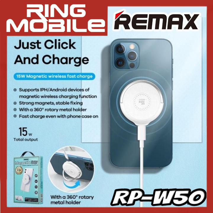 Remax RP-W50 Hermit Series 15W Magnetic Foldable Wireless Charger | Lazada