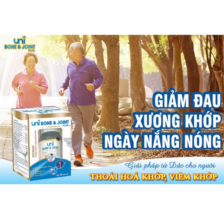 Viên uống xương khớp UNI BONE & JOINT PLUS - Hỗ trợ giảm đau khớp, viêm ...