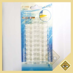 คลิปเก็บสายไฟ ตัวล๊อคสายไฟ ที่เก็บสายไฟ พร้อมกาวสองหน้า 3M เหนียวและทนทาน ไม่ต้องเจาะ 16/20ชิ้น 3สี พร้อมส่ง