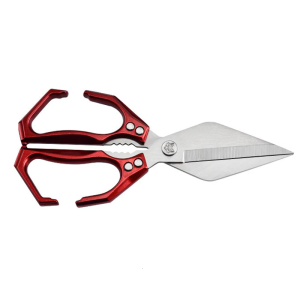 Aluminum Alloy Kitchen Scissors Shears For Home Cooking Nonslip Handle Perfect For Lobsters Fish And Preparation