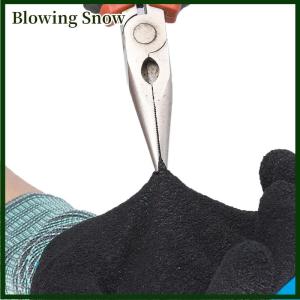 Blowing Latex Water Resistant Fully Coated Nylon Gloves Cold Resistant Gardening Gloves