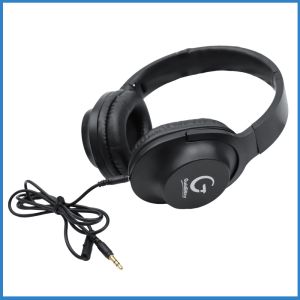 Over Ear PC Headset 3.5mm/1.8in Jack Noise-Isolating Ear Cushions Corded Closed Back Headsets for CD Players/MP3 Players
