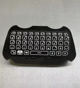 MoKo Bluetooth Wireless Mini Gamepad Chatpad for PS5 Controller RGB Backlight Keyboard for Playstation 5 with Upgraded Built-in Speaker & 3.5mm Audio Jack for PS5 Controller Accessories