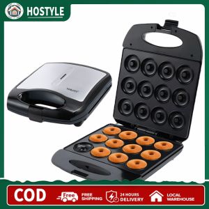 Fast Heating 12-Hole 1400W Donut Maker with Double-Sided Heating for Delicious Snacks at Home