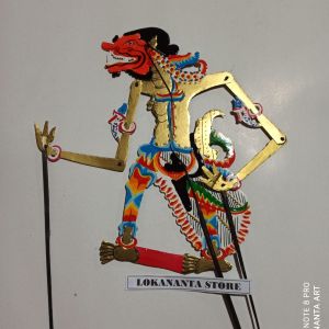 BUTO CAKIL TOKOH WAYANG KULIT BAHAN DUPLEK mainan anak