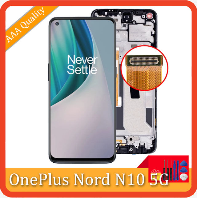 จอแสดงผลดั้งเดิมสำหรับ OnePlus Nord N10 5G จอแอลซีดี10จอสำรองสัมผัส ...