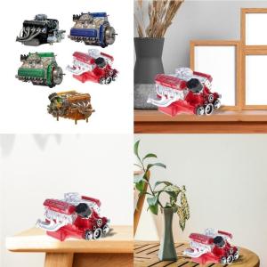 Motorized Engine Model Figure For Adult Children STEM Learning Educational Toy With Realistic Mechanical Component