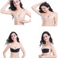 1 PCS One Piece Chest Patch Invisible Backless Self Adhesive Bra Strapless Silicon Push up Sticky Sexy Bra. 