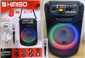 Kimiso ZQS-844 LED Portable Wireless Karaoke Bluetooth Speaker 8 inches with FREE MIC